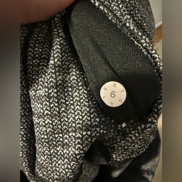 Lululemon Wunder Under Pant (Hi-Rise) Luon Variegated Knit Black Heathered Black - Picture 6 of 8